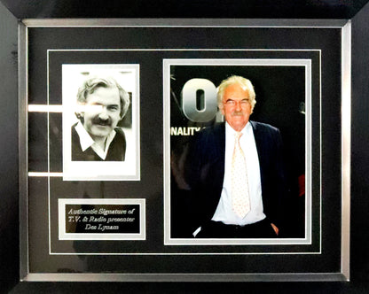 Des Lynam  Signed Photo Framed Display