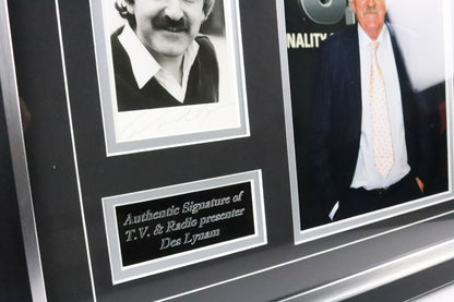 Des Lynam  Signed Photo Framed Display