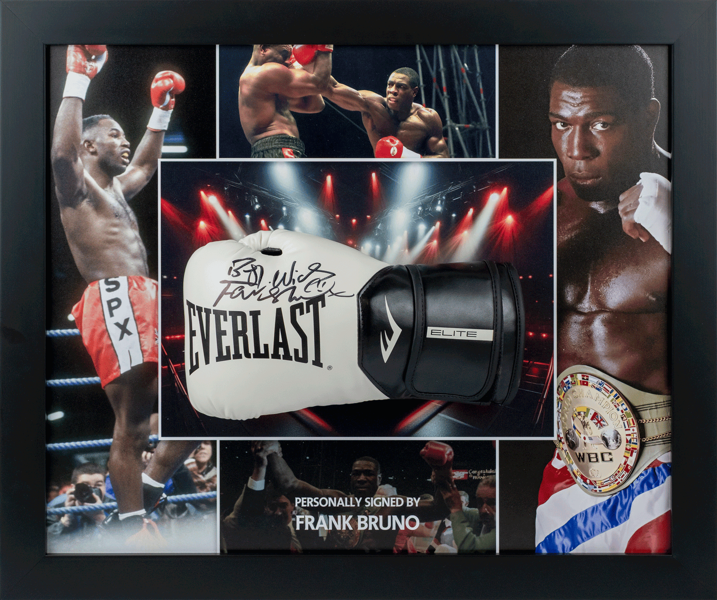 Frank Bruno Signed Glove Framed Display