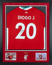 Diogo Jota signed shirt Liverpool F.C.