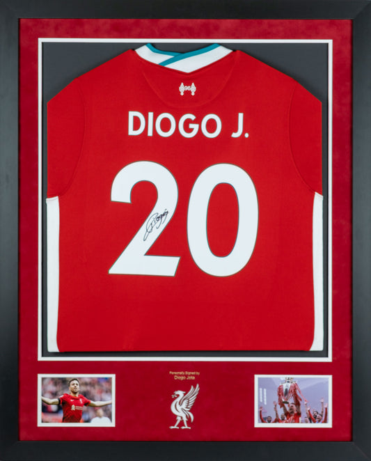 Diogo Jota signed shirt Liverpool F.C.