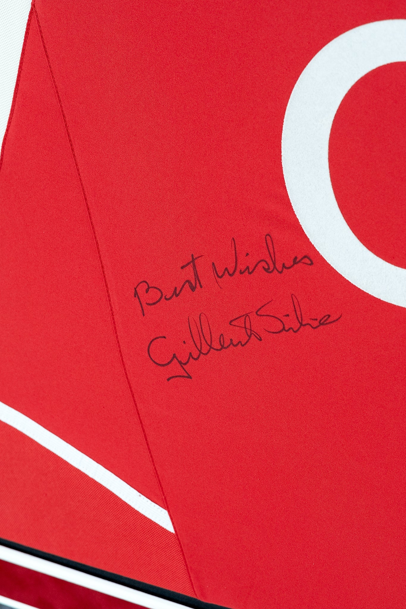 Gilberto Silva signed Arsenal shirt