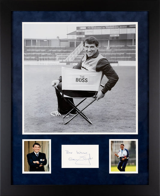 Graham Taylor Signed Display