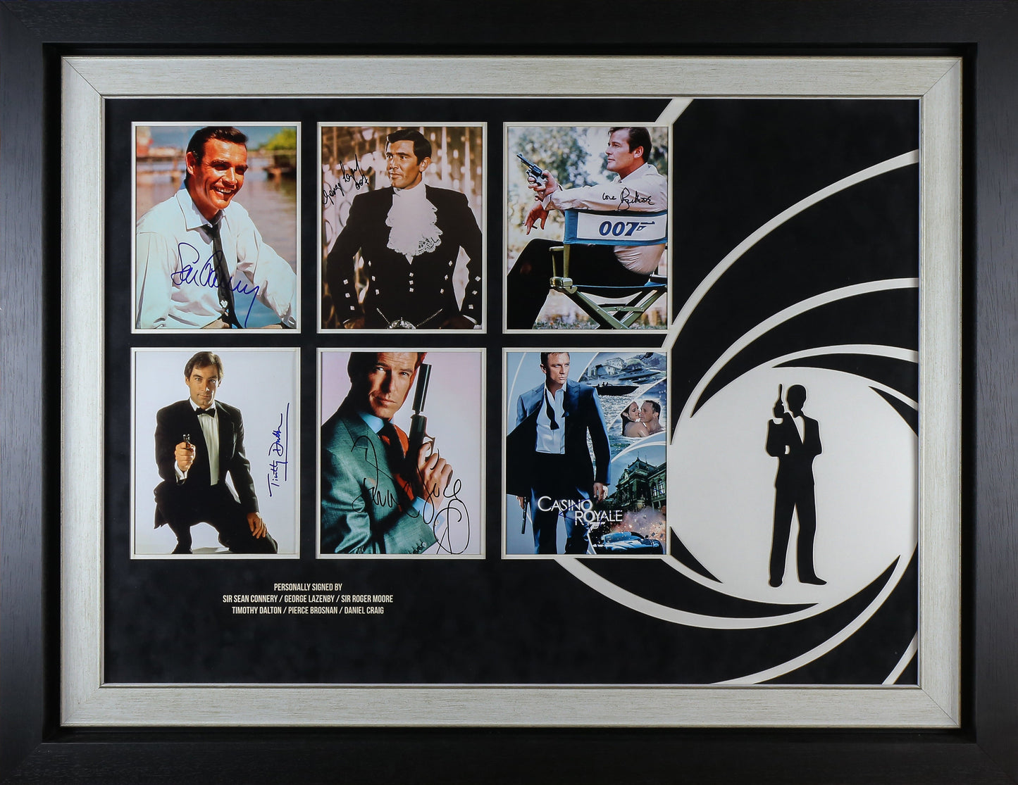 007 6 Signed 12x8 Photograph Framed Display