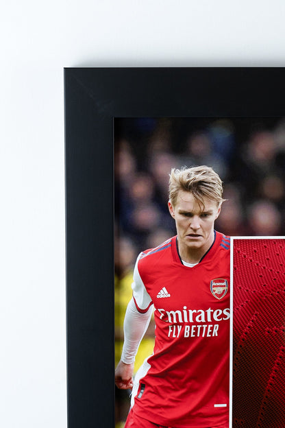 Martin Ødegaard Signed Boot Arsenal Display