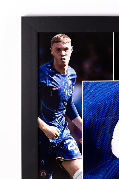 Cole Palmer Hand-Signed Chelsea Boot Display