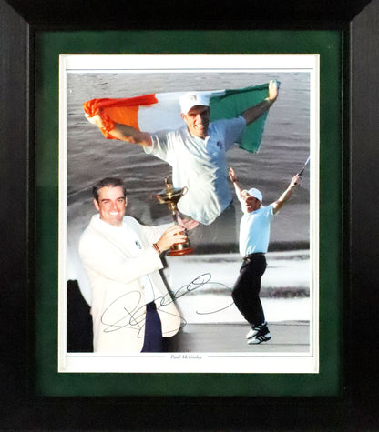 Paul McGinley Signed Photo Framed Display