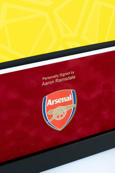 Aaron Ramsdale signed Arsenal shirt