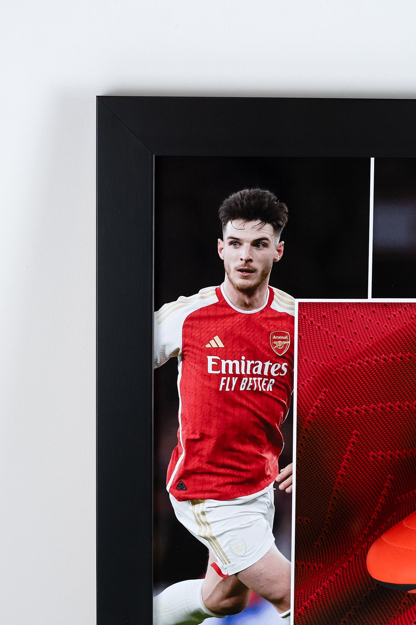 Declan Rice Signed Red Boot Arsenal