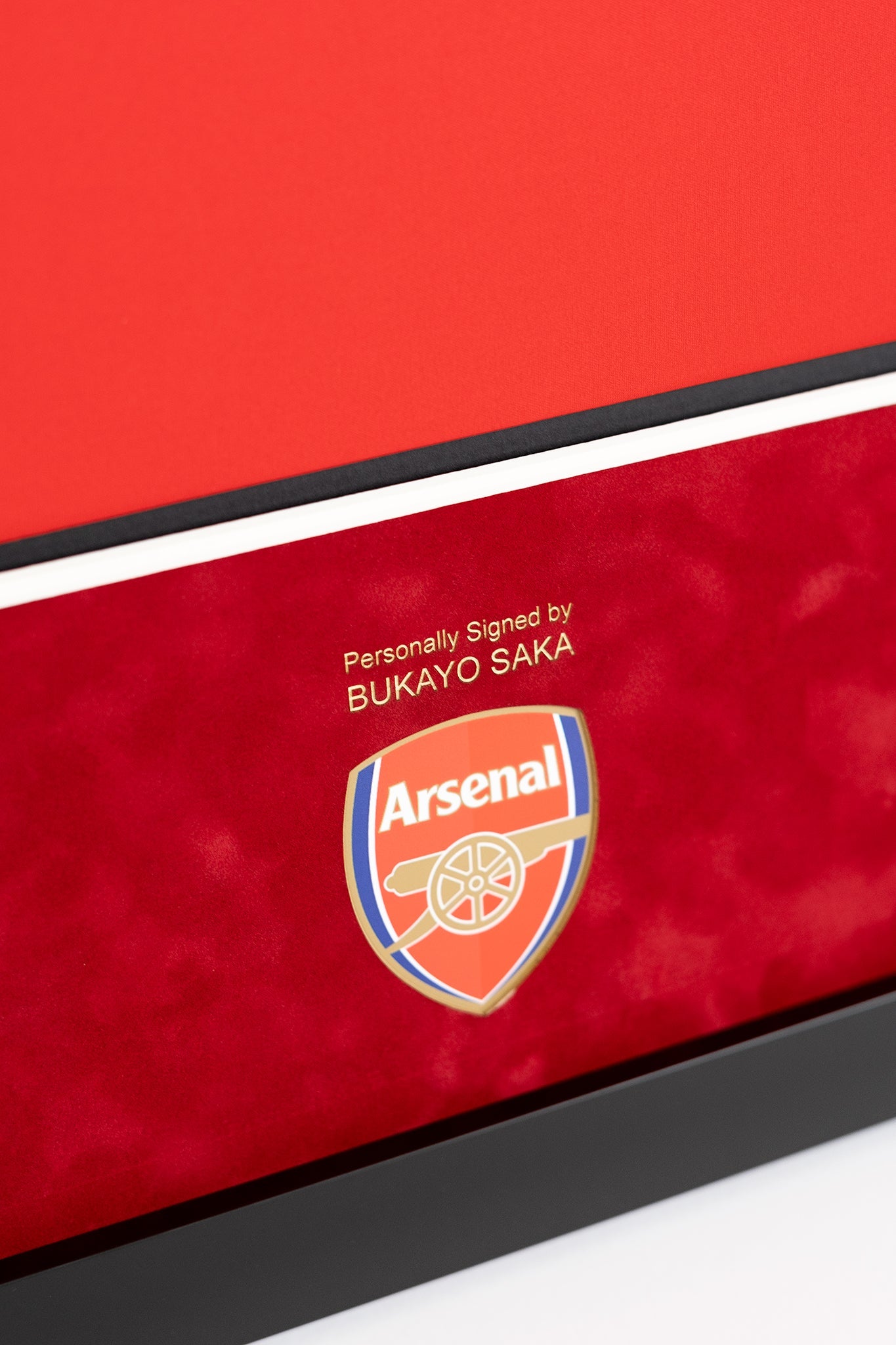 Bukayo Saka Signed 24/25 Arsenal Shirt Display
