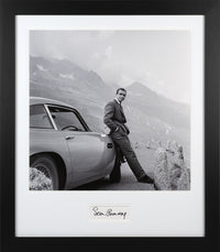 Sean Connery, 007 Signed Whitecard Framed Display
