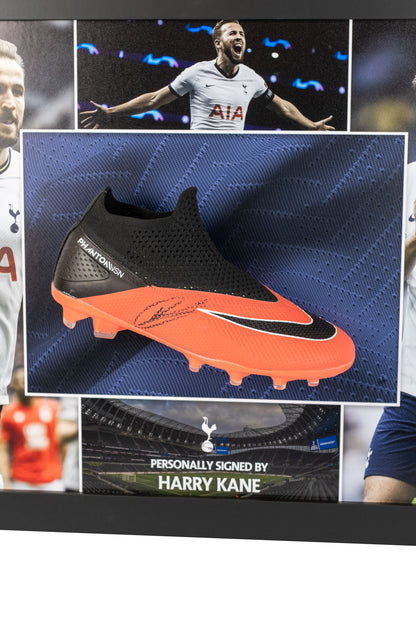 Harry Kane Signed Spurs Boot Framed Display