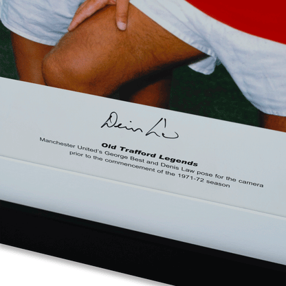 Denis Law Signed Photograph