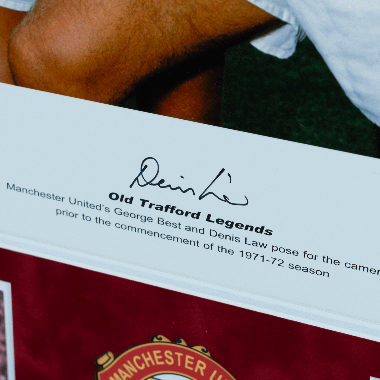 Denis Law Signed Photograph