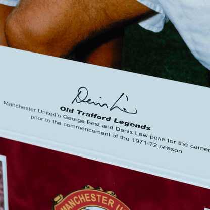 Denis Law Signed Photograph