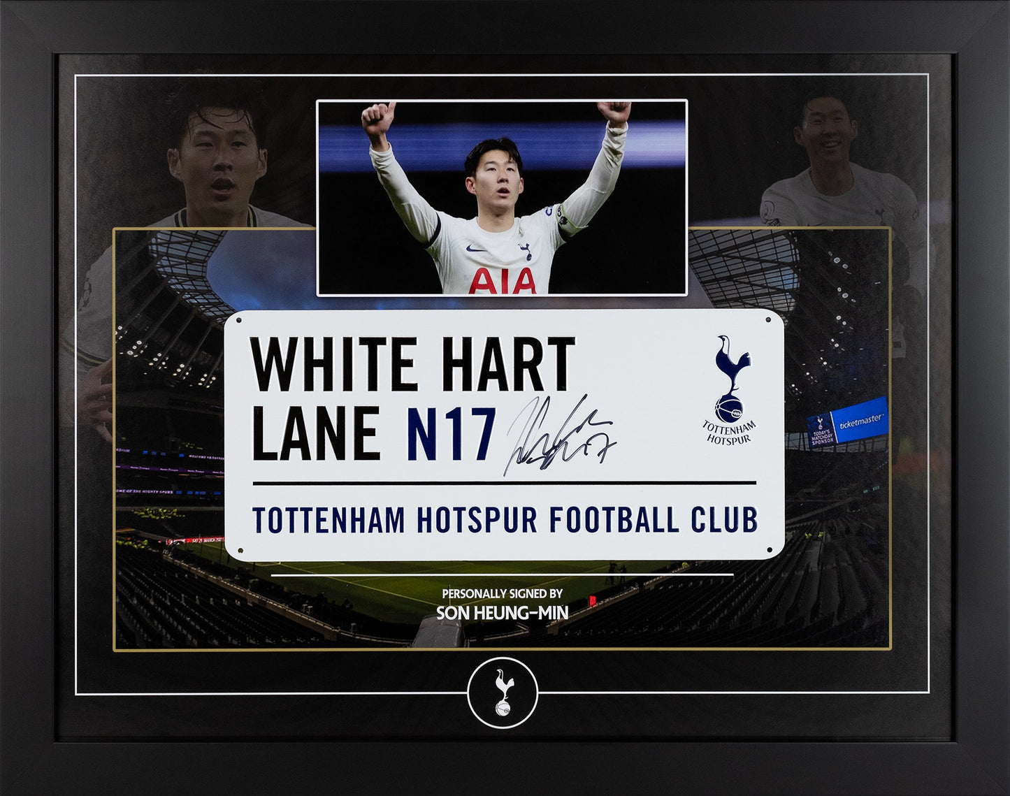 Son Heung-min Signed Road sign Display