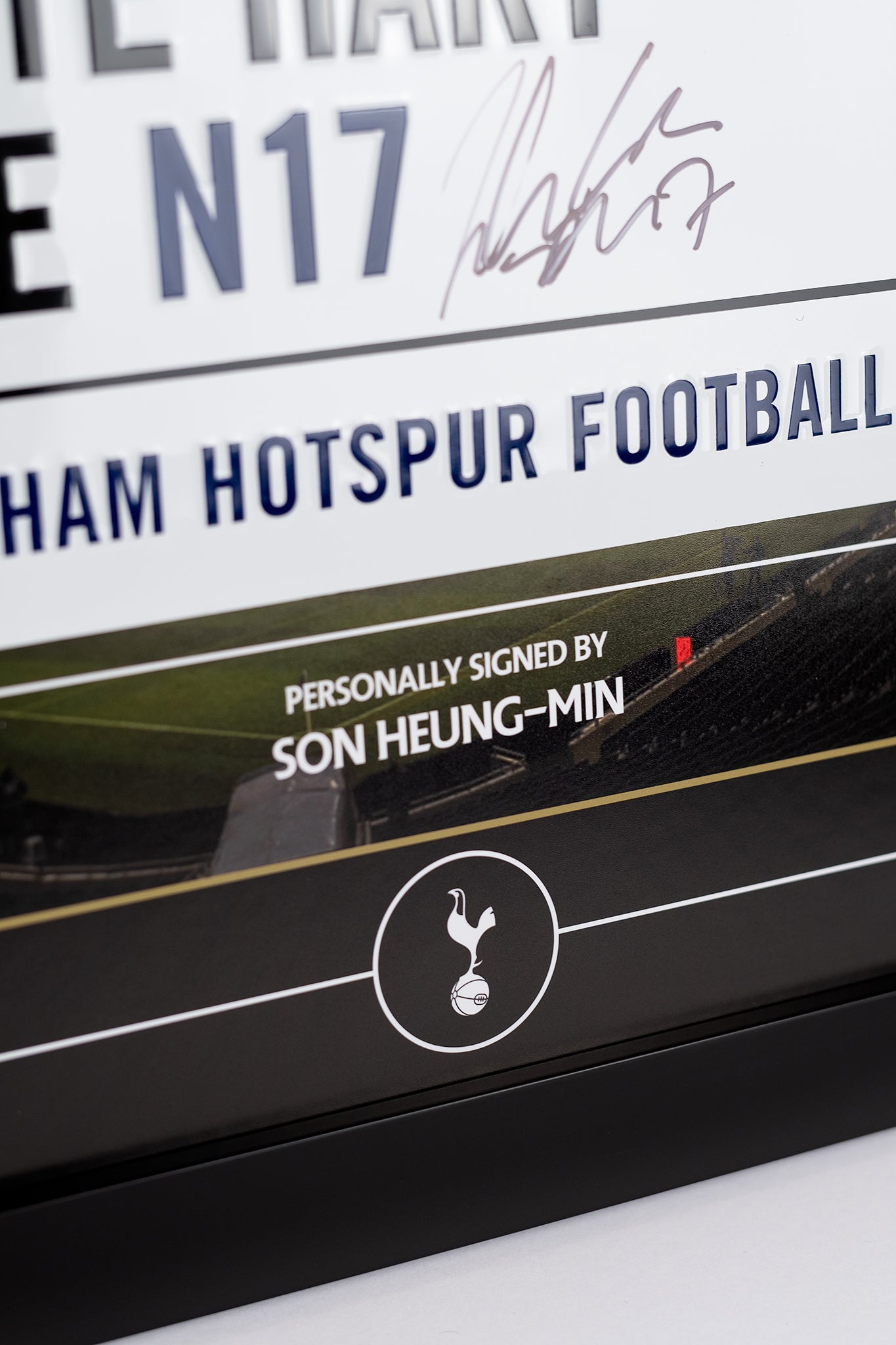 Son Heung-min Signed Road sign Display