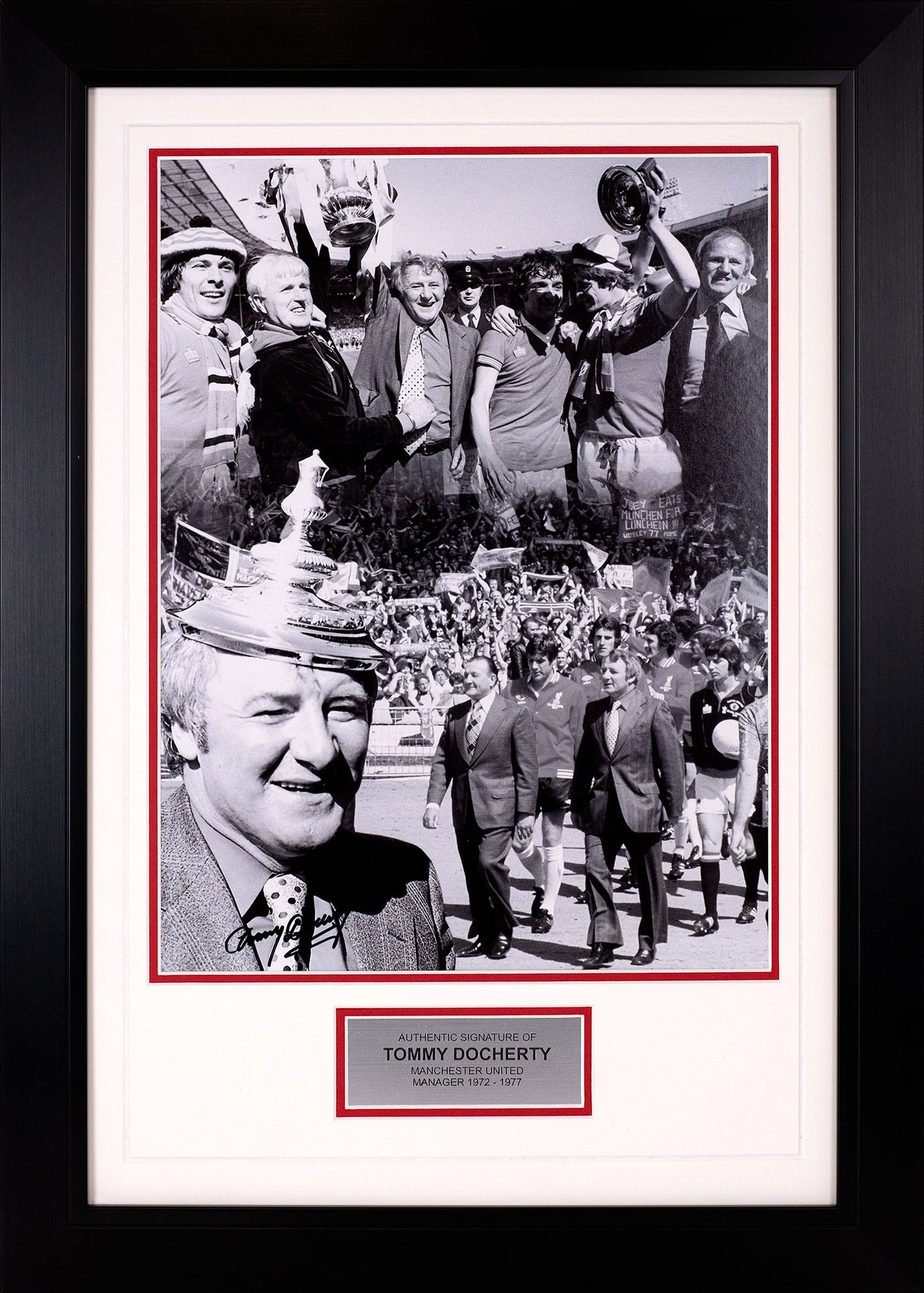 Tommy Docharty Signed Photo Manchester United