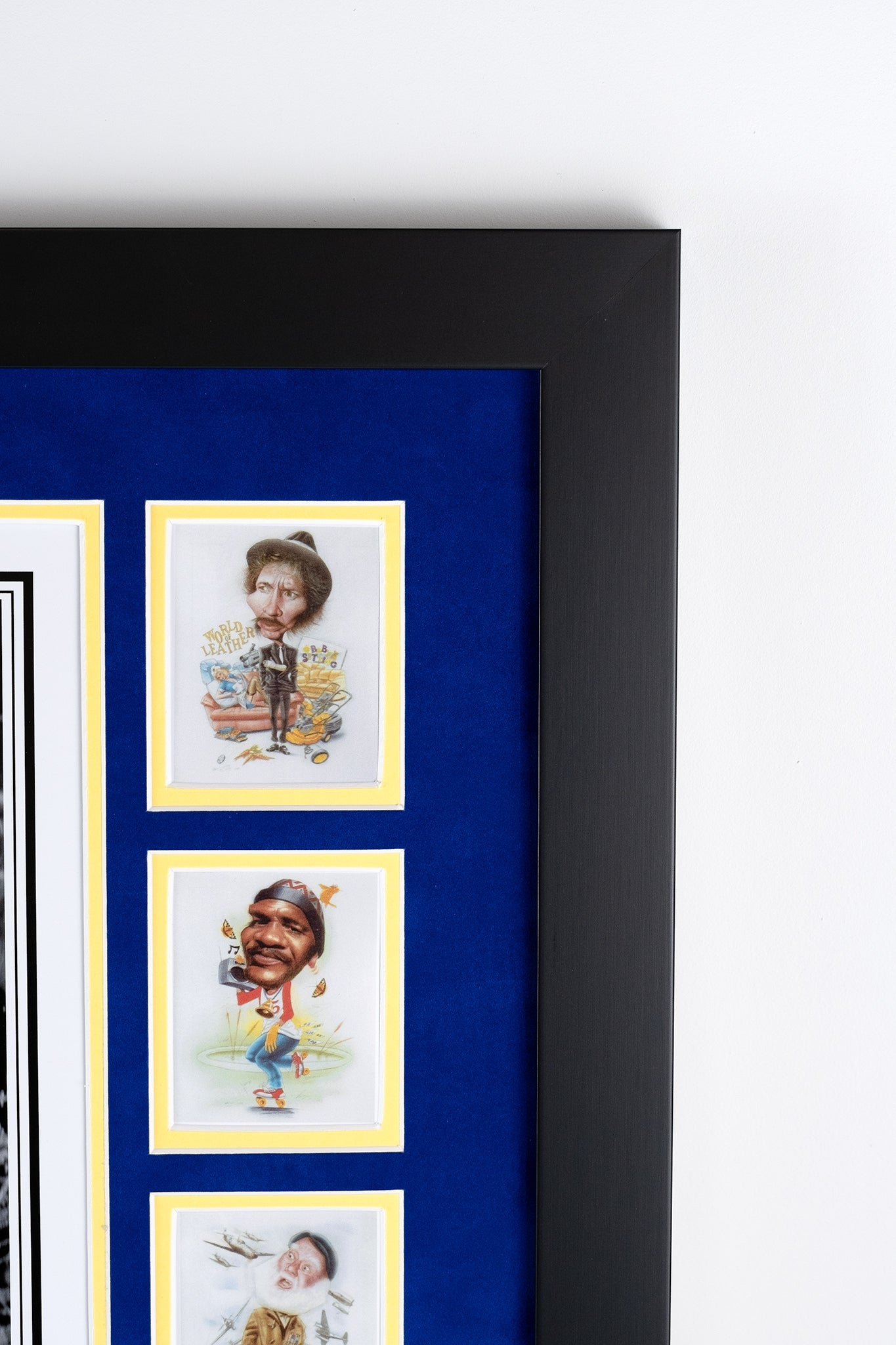 Sir David Jason, Only Fools And Horses Signed Whitecard Yuppy Love Framed Display