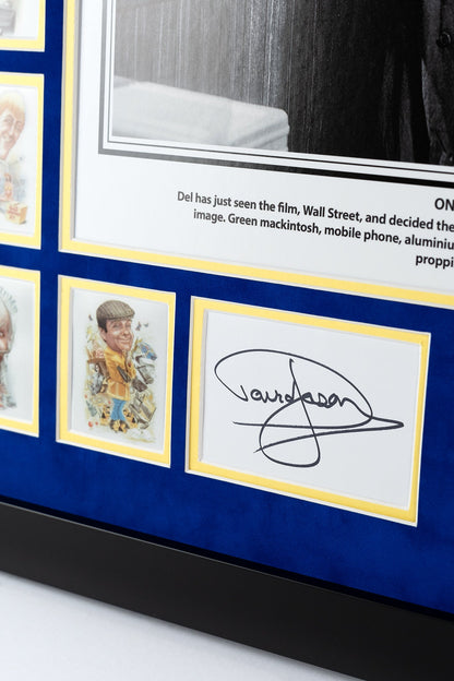 Sir David Jason, Only Fools And Horses Signed Whitecard Yuppy Love Framed Display