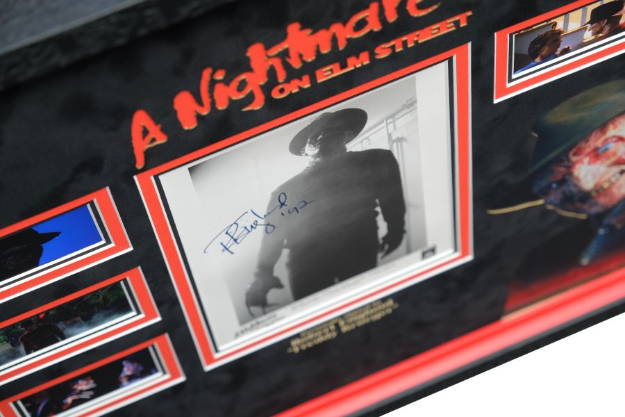 A Nightmare on Elm Street Signed Poster by Robert Englund - Memorabilia Framers Shop