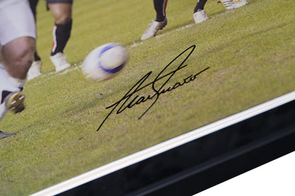 Alan Shearer Signed Newcastle Photo Framed Display - Memorabilia Framers Shop