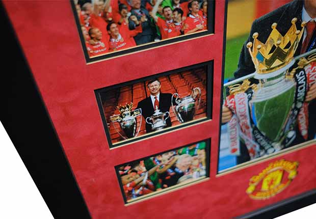 Alex Ferguson Manchester United signed white card - Memorabilia Framers Shop