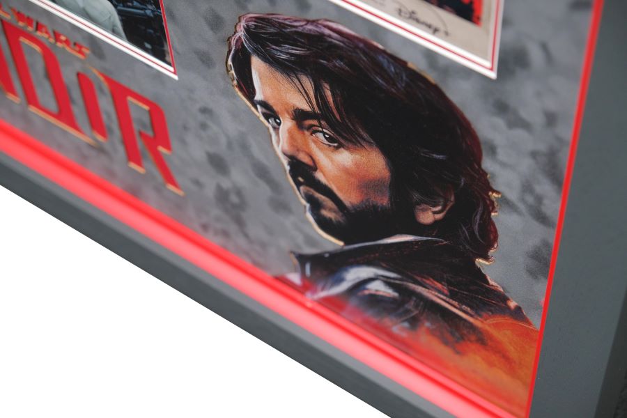 Andor Star Wars Signed by Diego Luna, Ardria Arjona, Genevieve O' Reilly, Dennis Gough, Kyle Soller  Memorabilia Framers Shop