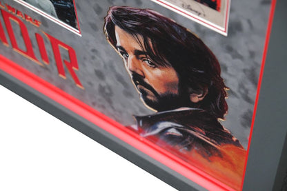 Andor Star Wars Signed by Diego Luna, Ardria Arjona, Genevieve O' Reilly, Dennis Gough, Kyle Soller  Memorabilia Framers Shop