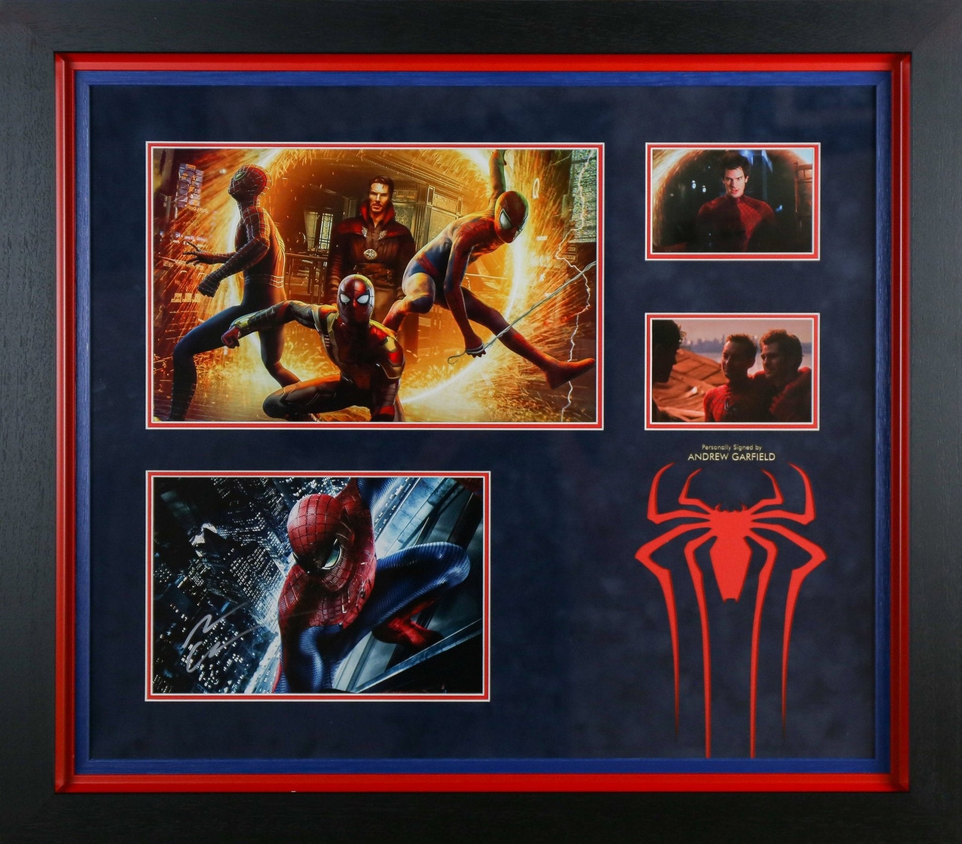Andrew Garfield Signed Spiderman 12x8 Photograph Framed Display - Memorabilia Framers Shop