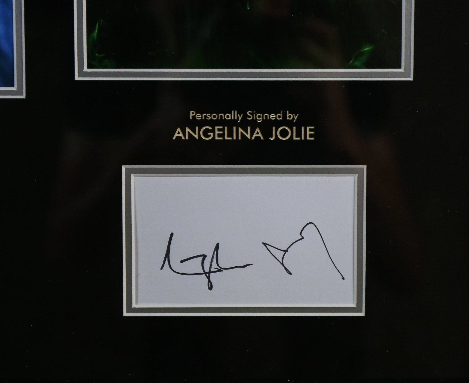 Angelina Jolie Signed Malificent Framed Display - Memorabilia Framers Shop