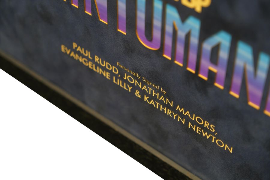 Ant-Man and the Wasp Quantumania Signed by cast Photograph Framed Display - Memorabilia Framers Shop
