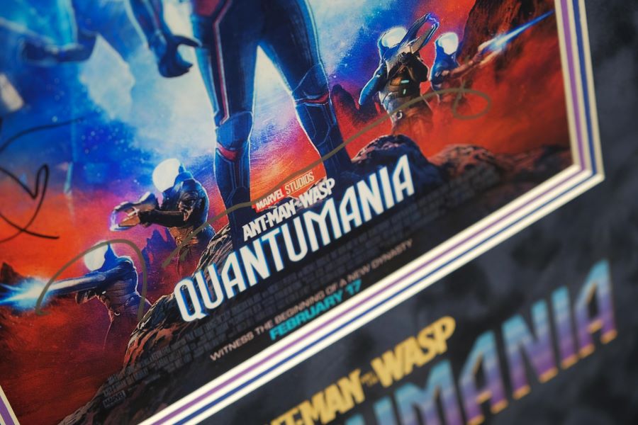 Ant-Man and the Wasp Quantumania Signed by cast Photograph Framed Display - Memorabilia Framers Shop
