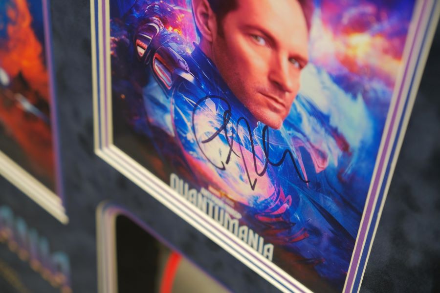 Ant-Man and the Wasp Quantumania Signed by cast Photograph Framed Display - Memorabilia Framers Shop