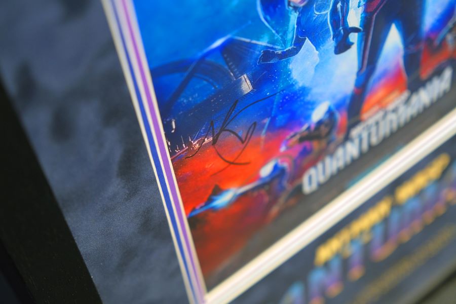 Ant-Man and the Wasp Quantumania Signed by cast Photograph Framed Display - Memorabilia Framers Shop