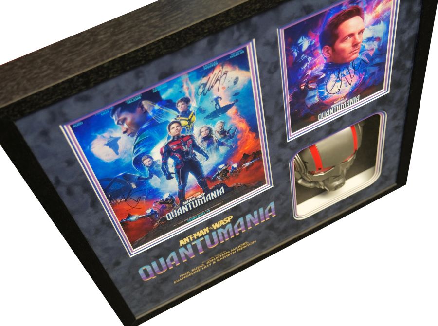 Ant-Man and the Wasp Quantumania Signed by cast Photograph Framed Display - Memorabilia Framers Shop