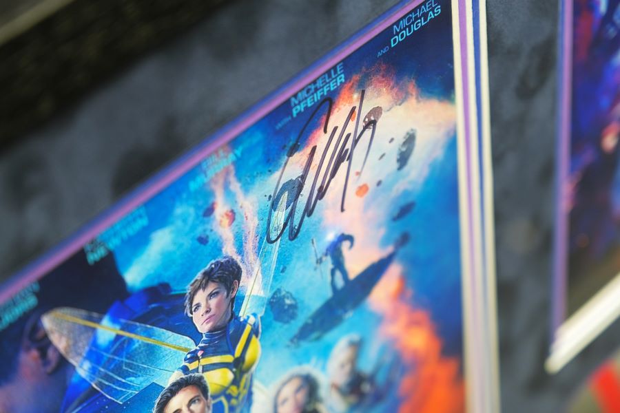 Ant-Man and the Wasp Quantumania Signed by cast Photograph Framed Display - Memorabilia Framers Shop