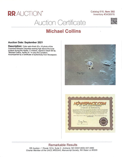 Apollo 11 Triple Signed Framed Display - Memorabilia Framers Shop