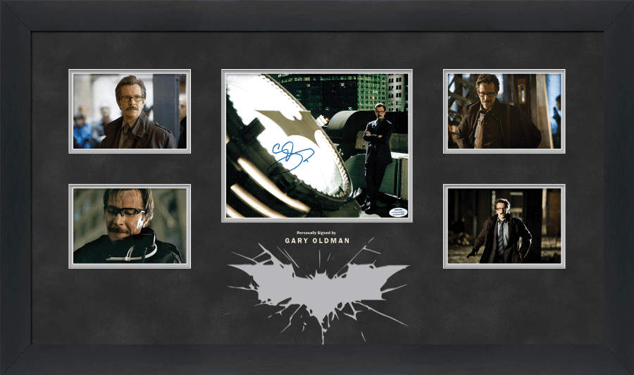 Batman Photograph Display Signed by Gary Oldman - Memorabilia Framers Shop