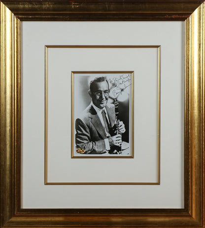 Benny Goodman Signed 6x8 Photograph Framed Display - Memorabilia Framers Shop
