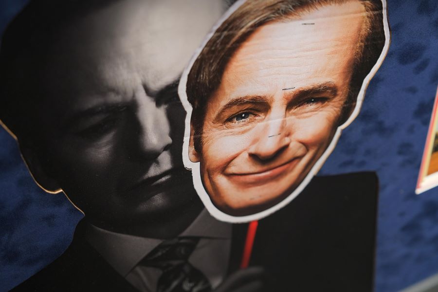 Better Call Saul Multi Signed Photo With Individual Signed Bob Odenkirk White Card - Memorabilia Framers Shop