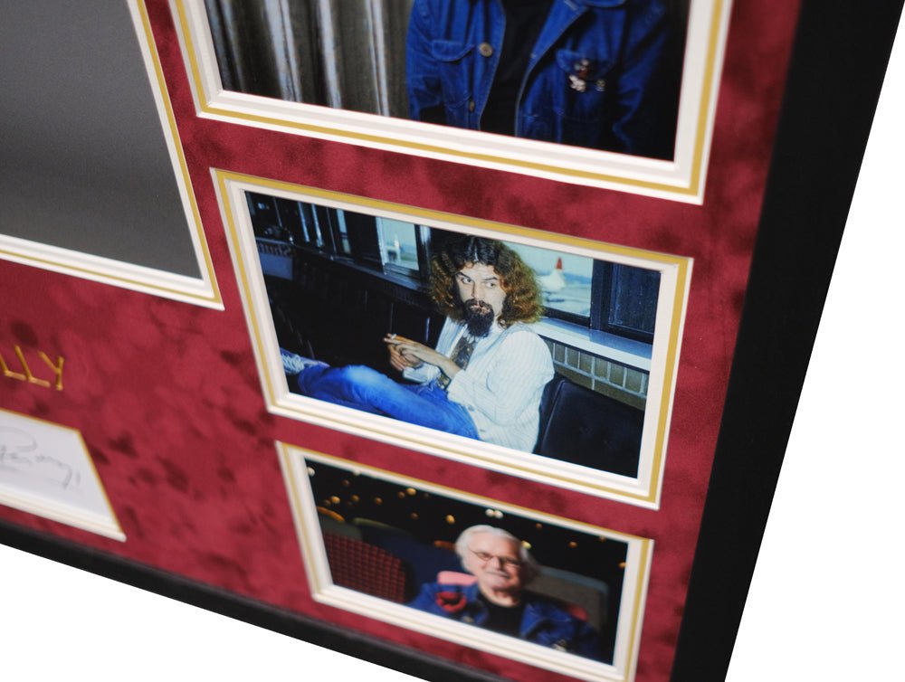 Billy Connolly Tribute signed white card - Memorabilia Framers Shop