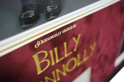 Billy Connolly Tribute signed white card - Memorabilia Framers Shop