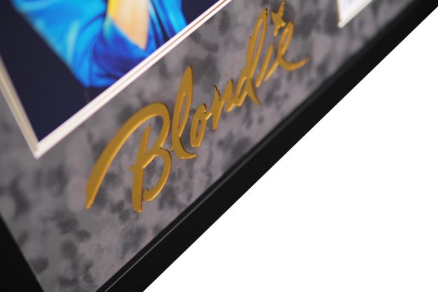 Blondie Debbie Harry Framed DIsplay - Memorabilia Framers Shop
