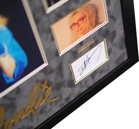 Blondie Debbie Harry Framed DIsplay - Memorabilia Framers Shop