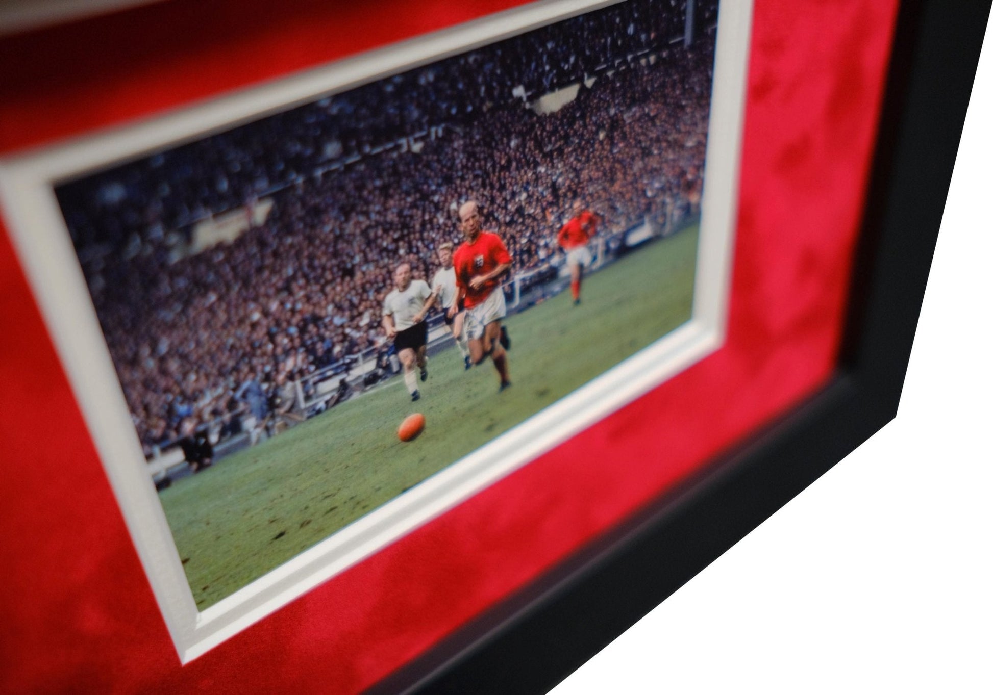Bobby Charlton Signed England Framed Display - Memorabilia Framers Shop