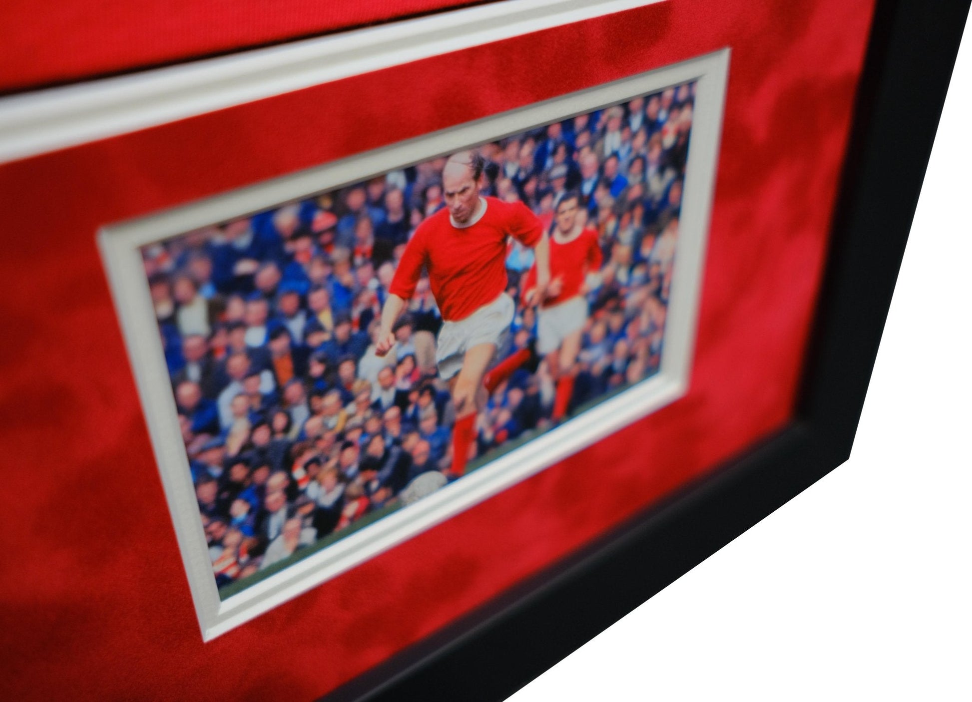Bobby Charlton Signed Manchester United Framed Display - Memorabilia Framers Shop