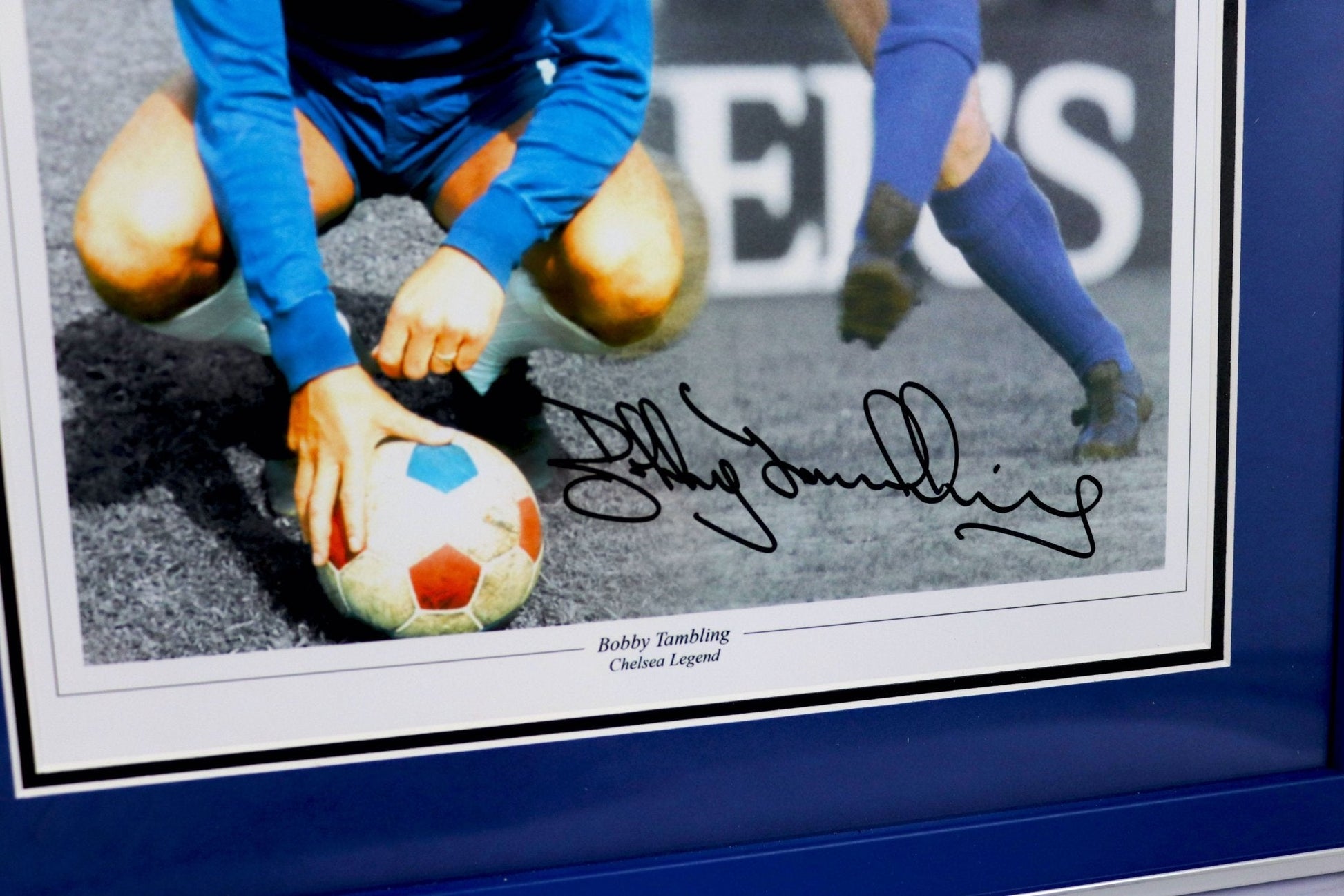 Bobby Tambling Signed Photo Framed Display - Memorabilia Framers Shop