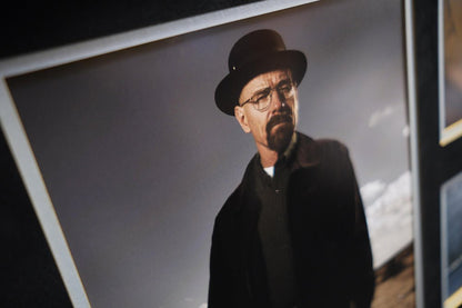 Breaking Bad Bryan Cranston signed whitecard - Memorabilia Framers Shop