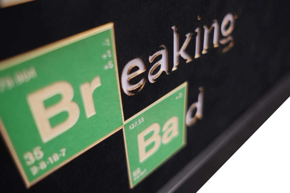 Breaking Bad Bryan Cranston signed whitecard - Memorabilia Framers Shop